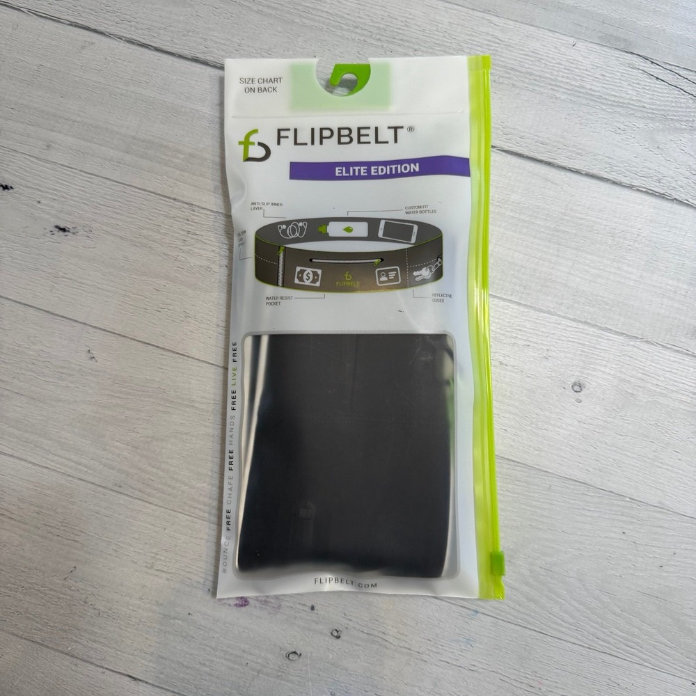 FlipBelt Elite Lightweight Tubular Running Belt for Phone & Running men Women XS
